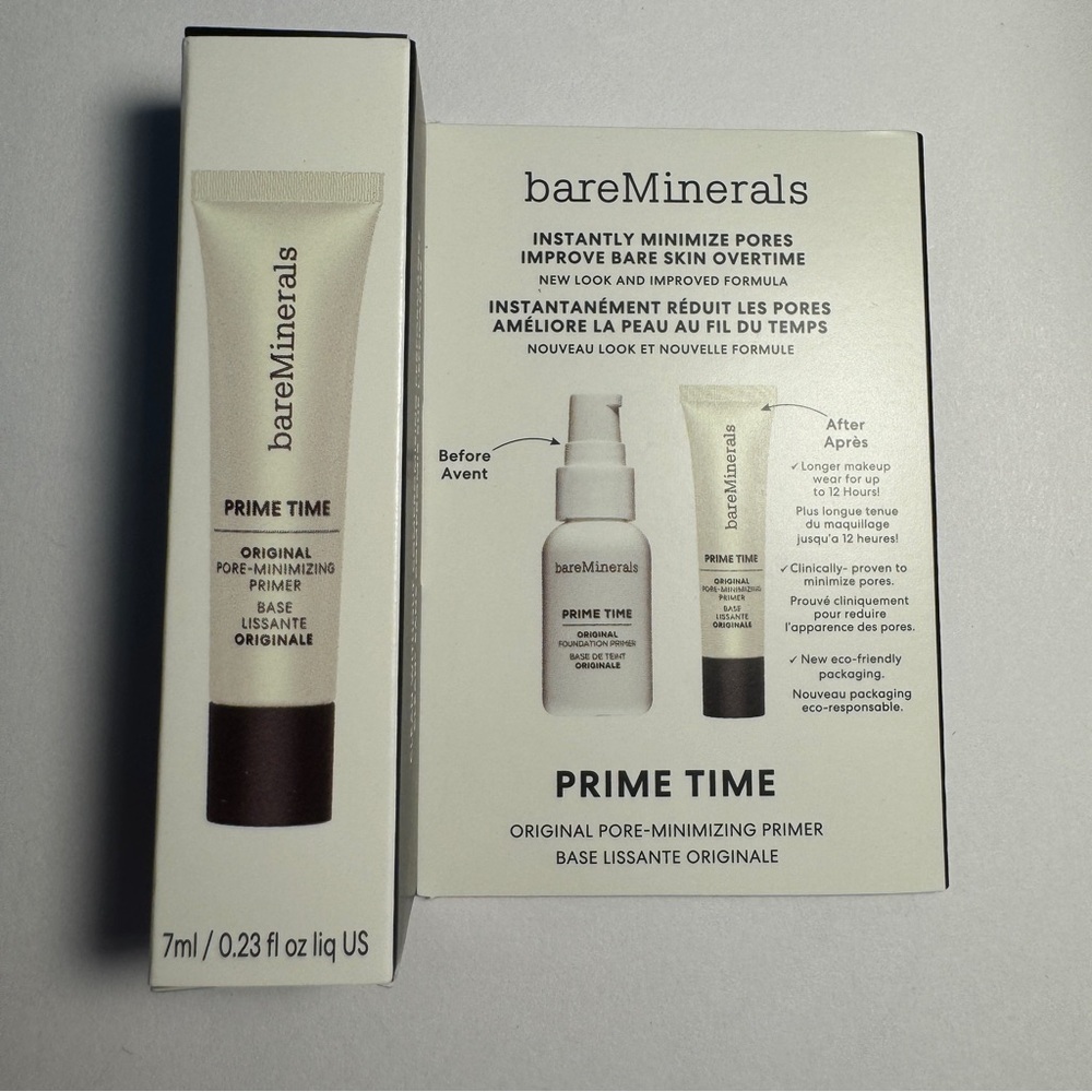 Bare Minerals Prime Time Original Pore Minimizing Makeup Primer Mini .23oz 7ml - Picture 5 of 7